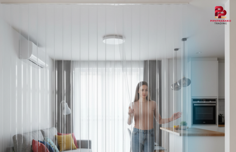 ม่านพลาสติกใสกันแอร์