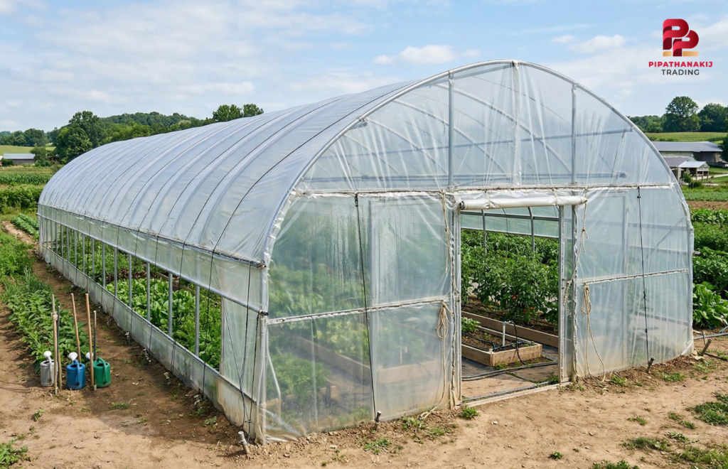 พลาสติกใสคลุมโรงเรือน